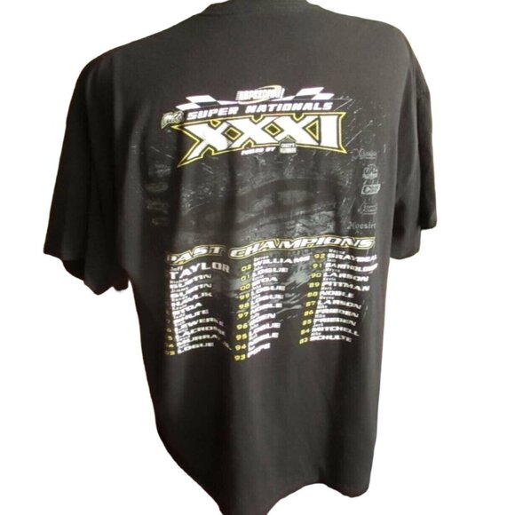 XXL IMCA Speedway Super Nationals T-Shirt Black Graphic Racing Tee Unisex 2013 - Picture 2 of 5